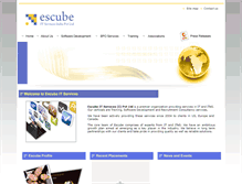 Tablet Screenshot of escubeindia.org